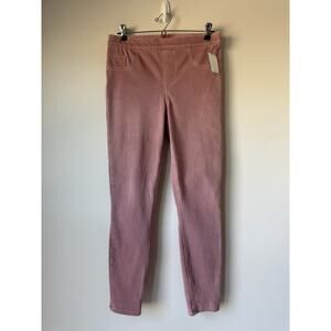 Spanx Skinny Jeans Women Size Large Pull on Jegging Dusty Pink Great Condition​